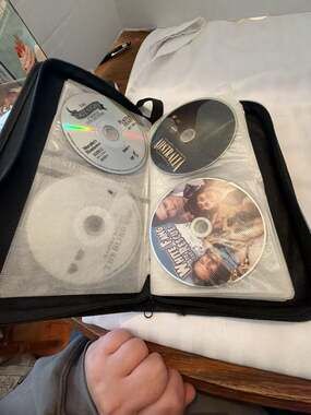50 Plus DVD Movie Lot With Binder Various Titles